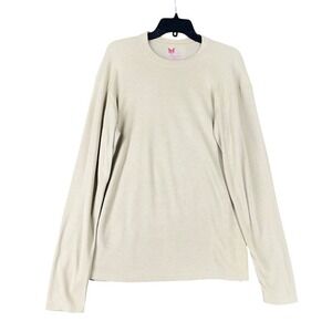 Drifire Long Sleeve Shirt Mens L Tan FR Flame Resistant Made USA Workwear Tencel